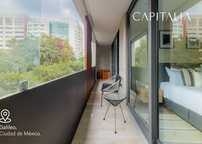 Apartment Capitalia Exclusive Polanco Balcony View Mexico City