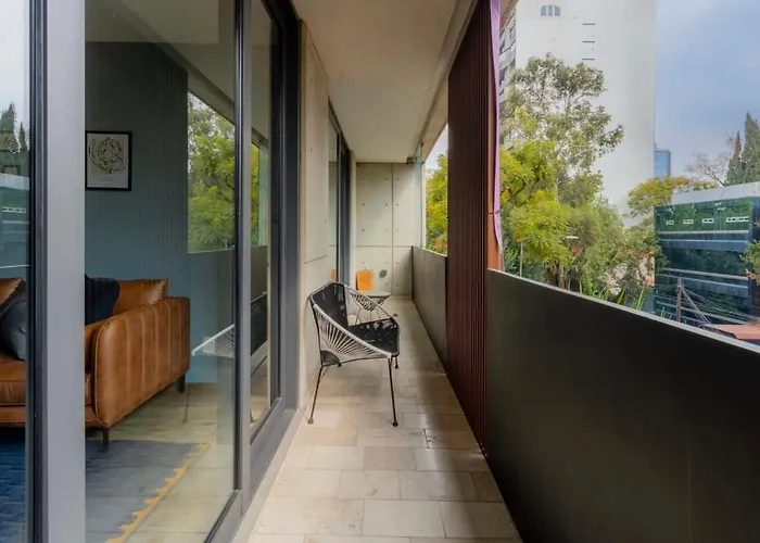 Capitalia Exclusive Polanco Balcony View Mexico City
